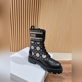 Новые легкие ботинки Dior с вышивкой Элегантные ботинки с уникал