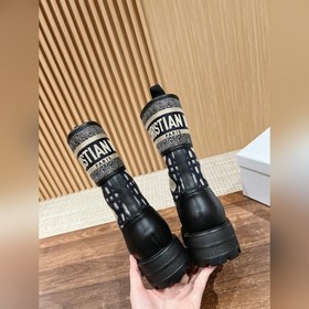Новые легкие ботинки Dior с вышивкой Элегантные ботинки с уникал