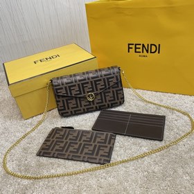 Название： Кожаный бумажник Fendi из трех предметов Качество： ориг