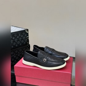 Ferragamo кожаные лоферы, мужские весенне-летние лоферы. Эти лофе