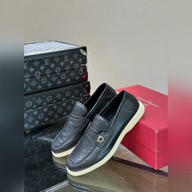 Ferragamo кожаные лоферы, мужские весенне-летние лоферы. Эти лофе