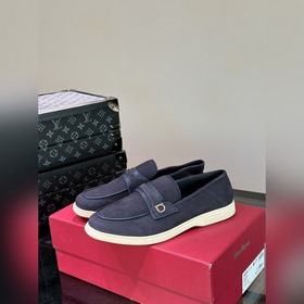 Ferragamo кожаные лоферы, мужские весенне-летние лоферы. Эти лофе