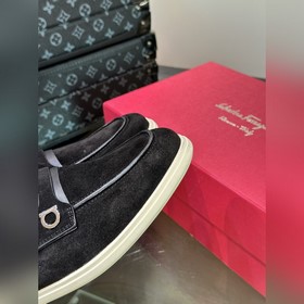 Ferragamo кожаные лоферы, мужские весенне-летние лоферы. Эти лофе