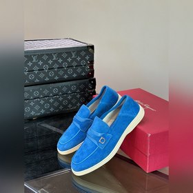 Ferragamo кожаные лоферы, мужские весенне-летние лоферы. Эти лофе