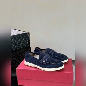 Ferragamo кожаные лоферы, мужские весенне-летние лоферы. Эти лофе