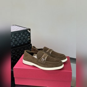 Ferragamo кожаные лоферы, мужские весенне-летние лоферы. Эти лофе