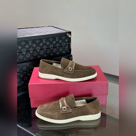 Ferragamo кожаные лоферы, мужские весенне-летние лоферы. Эти лофе