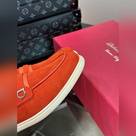 Ferragamo кожаные лоферы, мужские весенне-летние лоферы. Эти лофе