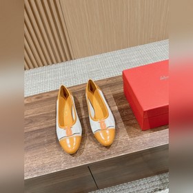 #Ferragamo балетки Прежде всего, стоит отметить внешний вид： эти