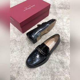 Ferragamo мужские кожаные туфли, верх из импортной кожи, открытый