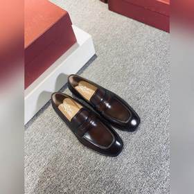 FS Ferragamo Ручная холодная склейка Goodyear Итальянская кожа Р