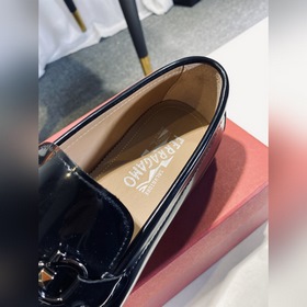 FS Ferragamo Ручная работа, холодная склейка, итальянская кожа, 