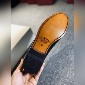 FS Ferragamo Ручная работа, холодная склейка, итальянская кожа, 