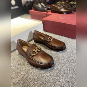 FS Ferragamo Ручная холодная склейка Goodyear Итальянская кожа Р