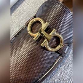 FS Ferragamo Ручная холодная склейка Goodyear Итальянская кожа и