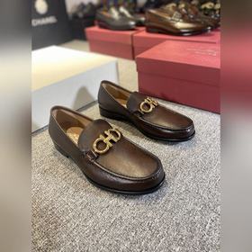 FS Ferragamo Ручная холодная склейка Goodyear Итальянская кожа и
