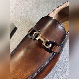 FS Ferragamo Ручная холодная склейка Goodyear Итальянская кожа и