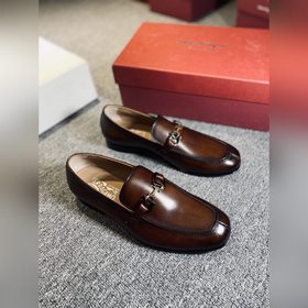 FS Ferragamo Ручная холодная склейка Goodyear Итальянская кожа и