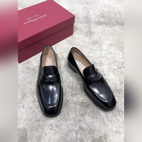 Ferragamo мужские кожаные туфли, верх из импортной кожи, открытый