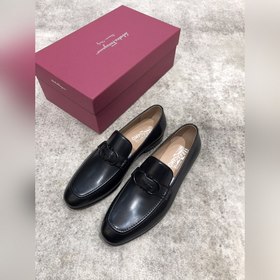 Ferragamo мужские кожаные туфли, верх из импортной кожи, открытый