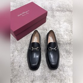 Ferragamo мужские кожаные туфли, верх из импортной кожи, открытый