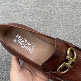 FS Ferragamo Ручная холодная склейка Goodyear Итальянская кожа и