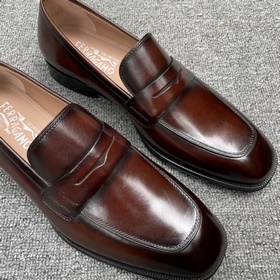 FS Ferragamo Ручная холодная склейка Goodyear Итальянская кожа и