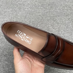 FS Ferragamo Ручная холодная склейка Goodyear Итальянская кожа и