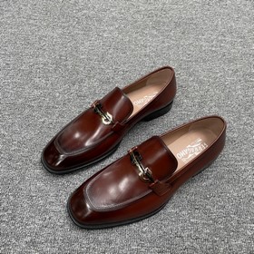 FS Ferragamo Ручная холодная склейка Goodyear Итальянская кожа и