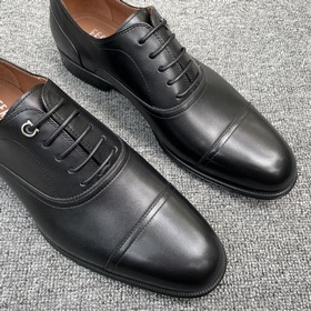 FS Ferragamo формальный деловой туфли с шнурками Верх из телячье