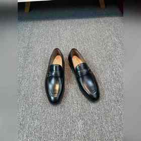 Ferragamo мужские кожаные туфли, верх из импортной кожи, подкладк