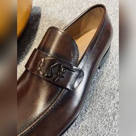 FS Ferragamo Ручная холодная склейка Goodyear Итальянская кожа Р