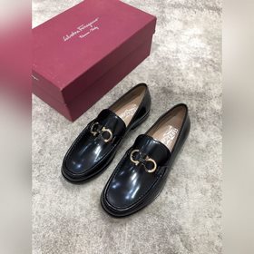 Ferragamo мужские кожаные туфли, верх из импортной кожи, открытый