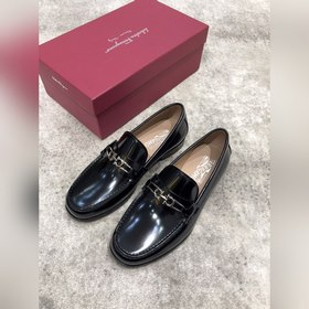 Ferragamo мужские кожаные туфли, верх из импортной кожи, открытый