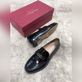 Ferragamo мужские кожаные туфли, верх из импортной кожи, открытый
