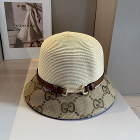 Шляпа-панама Gucci из кожи, удобная для переноски, высококачестве