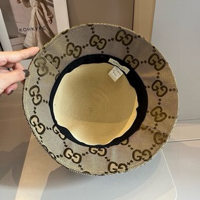 Шляпа-панама Gucci из кожи, удобная для переноски, высококачестве