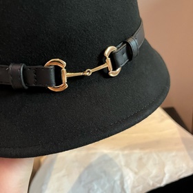 Шерстяная шапка Gucci, классическая пряжка в форме подковы, новая