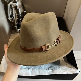 Gucci Шерстяной цилиндр с классической пряжкой в форме подковы, н