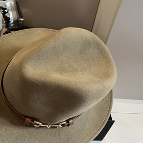 Gucci Шерстяной цилиндр с классической пряжкой в форме подковы, н