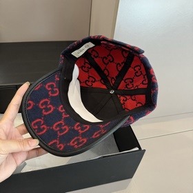 Новая модель осенне-зимней кепки Gucci с козырьком, шерстяная шап