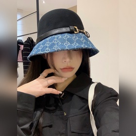 Gucci, осенне-зимняя коллекция 2023, новый шерстяной цилиндр, мех