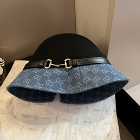 Gucci, осенне-зимняя коллекция 2023, новый шерстяной цилиндр, мех