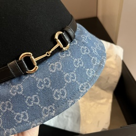 Gucci, осенне-зимняя коллекция 2023, новый шерстяной цилиндр, мех