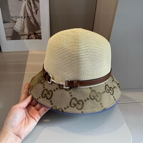 Шляпа-панама Gucci из кожи, удобная для переноски, высококачестве