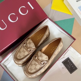 Версия высшего качества： женская модель  Gucci Новейшие туфли с 
