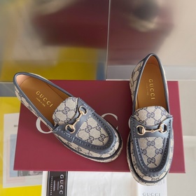 Версия высшего качества： женская модель  Gucci Новейшие туфли с 