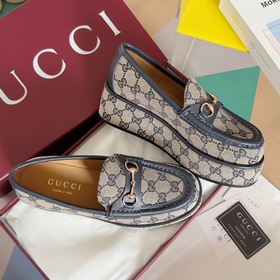 Версия высшего качества： женская модель  Gucci Новейшие туфли с 