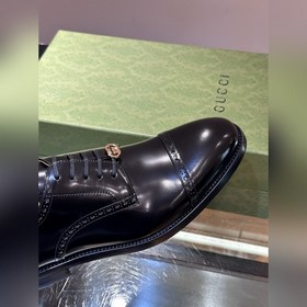 Gucci – оригинальные мужские кожаные туфли для повседневной носки