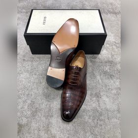 Классические мужские туфли Gucci в стиле оксфорд для делового кос